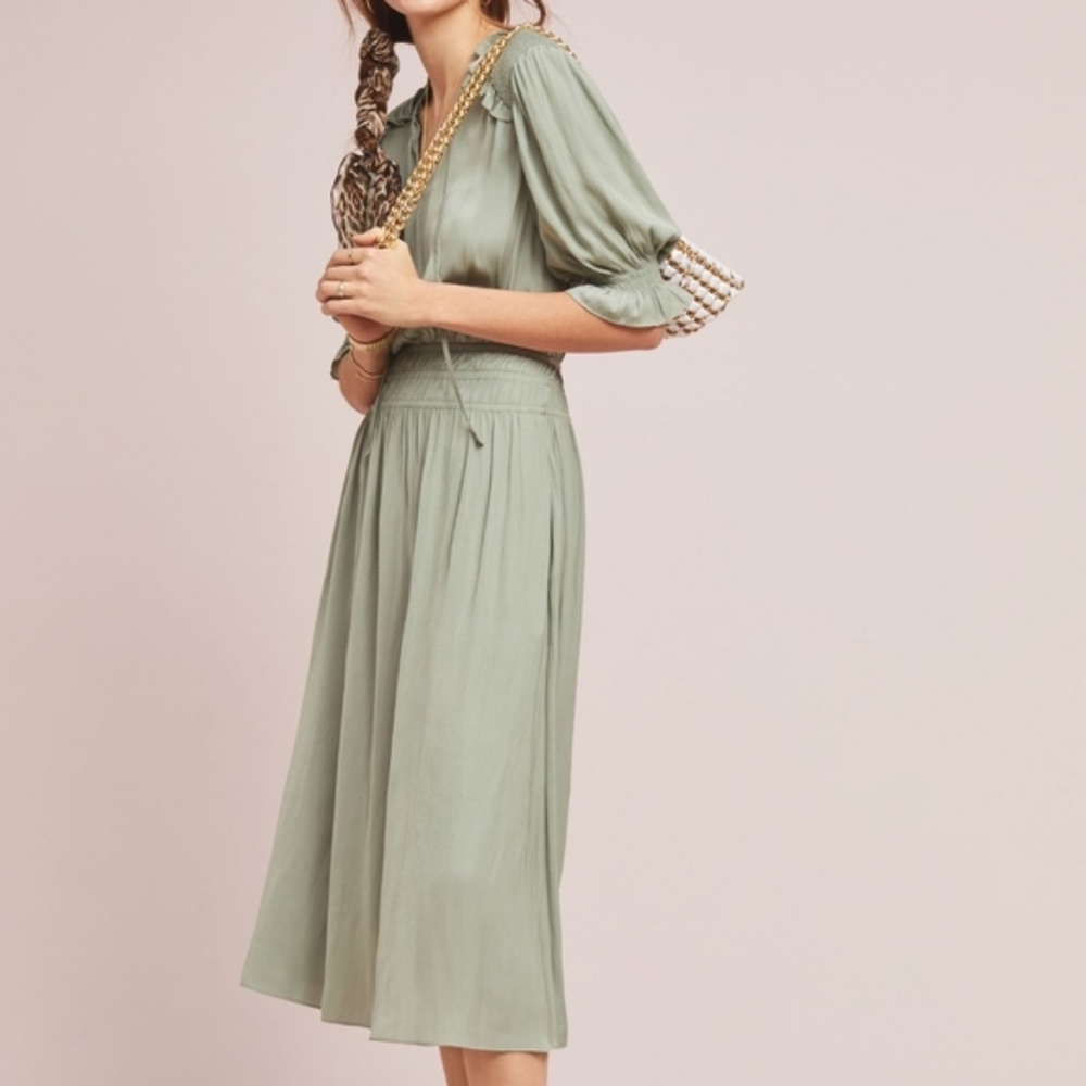 Anthropologie Cape May Midi Dress by Current Air